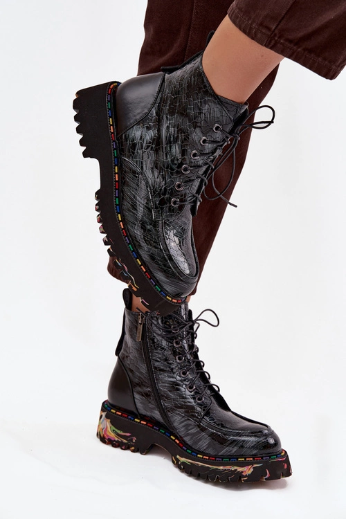 pol_pm_Skorzane-Lakierowane-Botki-Damskie-Artiker-57C0065-Szare-39981_4