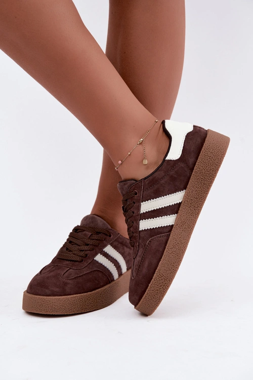 pol_pm_Sneakersy-Damskie-Z-Naturalnego-Zamszu-Czekoladowe-Z-Bialymi-Paskami-Bellmont-45129_1