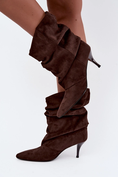  pol_pm_Wsuwane-Botki-Damskie-Typu-Slouchy-Na-Szpilce-Czekoladowe-Harissa-45057_1