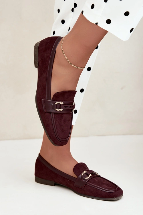  pol_pm_Mokasyny-Loafersy-Damskie-Z-Ozdobnym-Elementem-Bordowe-Evelora-44924_1
