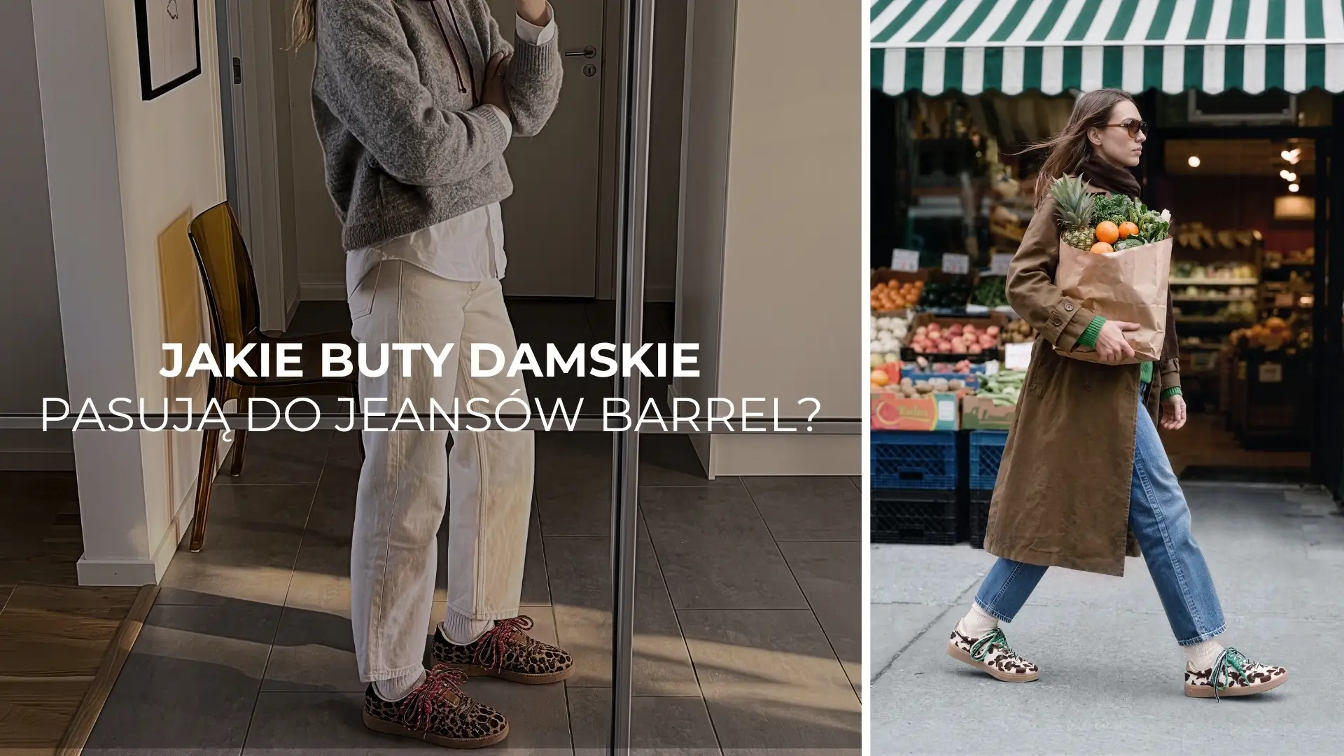 Jakie buty damskie pasują do jeansów barrel? Pomysły na modne stylizacje