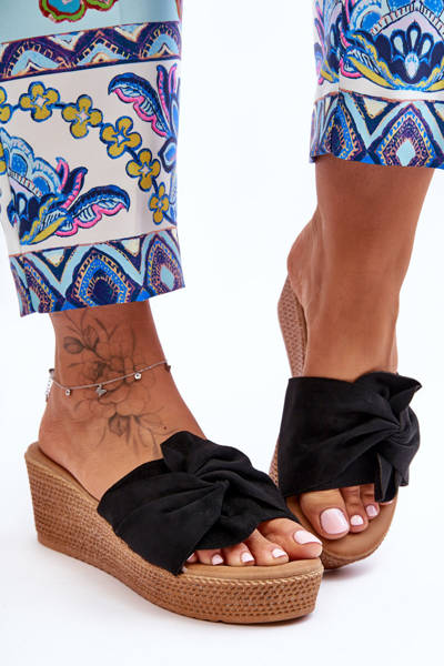 Women's Platform Sandals Black Calama