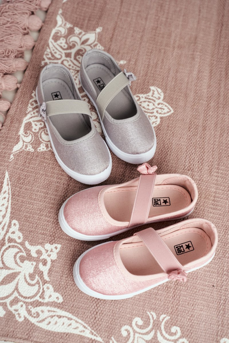 Children's Ballerina Tennis Shoes Pink Bianca Cheap and fashionable