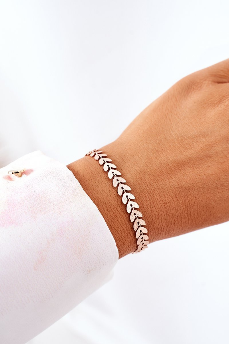 Herringbone Bracelet Rose Gold Cheap and fashionable shoes at Butosklep.pl