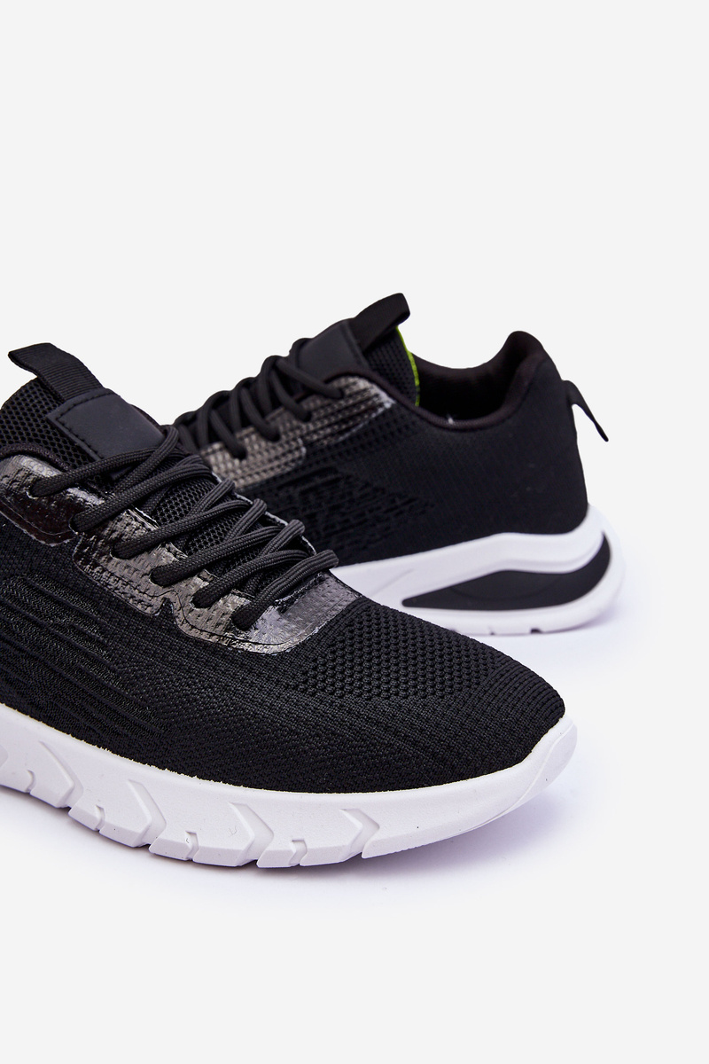 Men's Classic Sports Shoes Black and White Santiago Cheap and