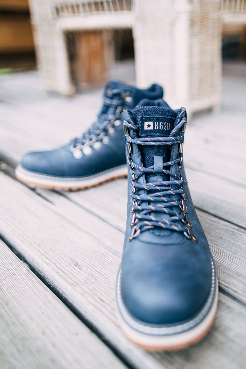 Men’s Hiking Boots Big Star Navy Blue EE174403 | Cheap and fashionable ...
