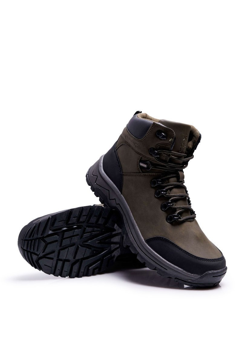 Men's Warmed Khaki Derex Trekking Boots Cheap and fashionable shoes