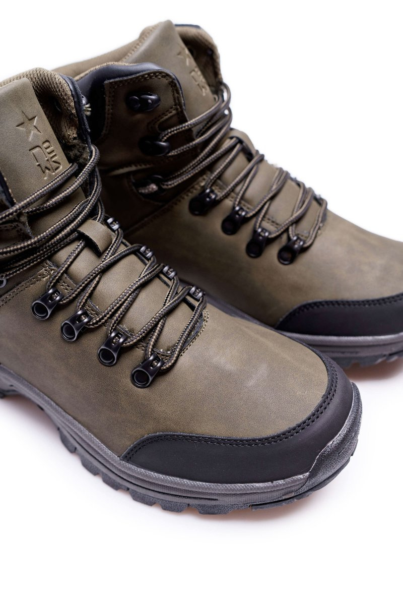 Men's Warmed Khaki Derex Trekking Boots Cheap and fashionable shoes