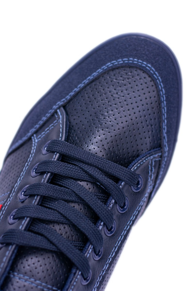 Navy Blue Men's Sorento Tennis Sneakers Cheap and fashionable shoes