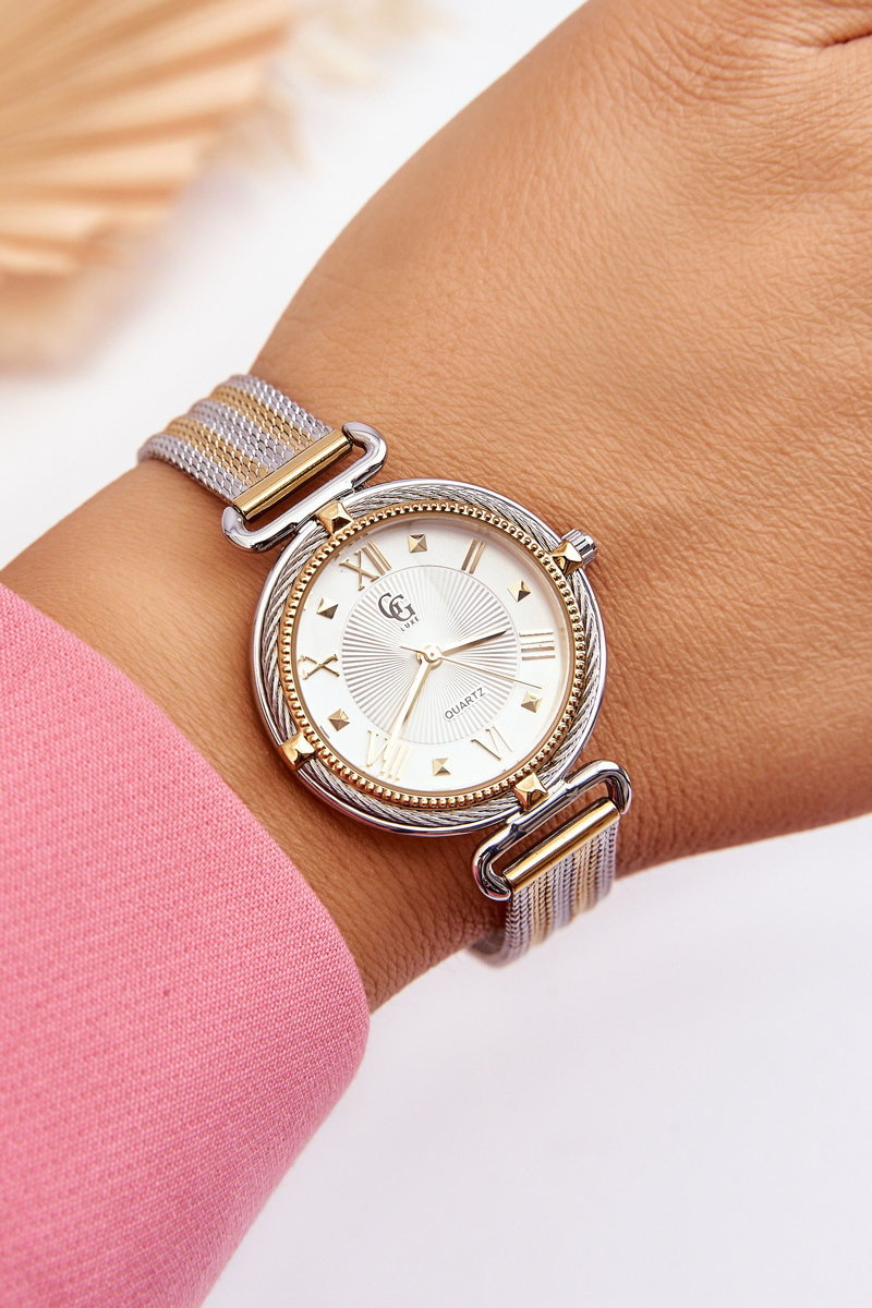 Waterproof Women's Watch With Mesh Bracelet GG Luxe GoldSilver Cheap