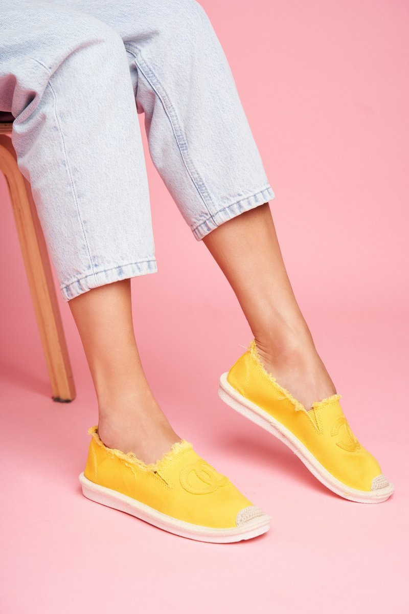 Women’s Espadrilles Yellow Flaure | Cheap and fashionable shoes at ...