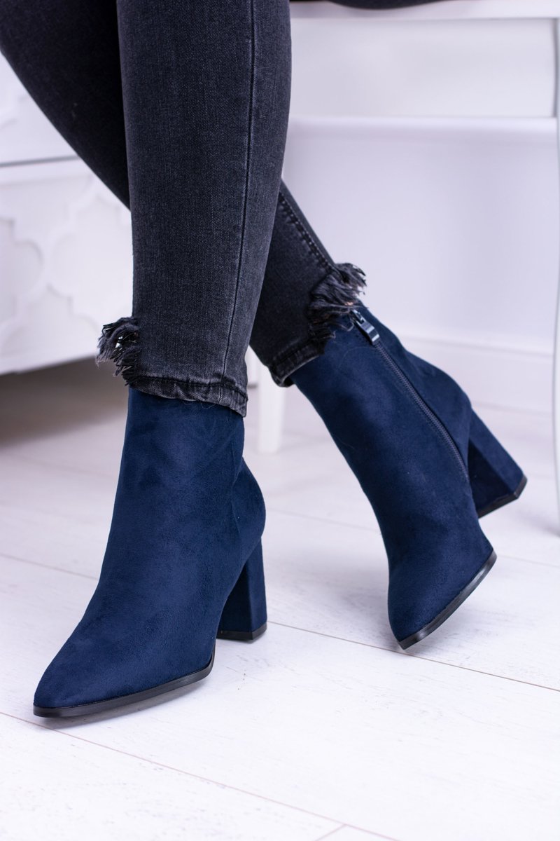 Women's Navy Boots On A Pole In A Spitz Amaltea | Cheap and fashionable ...