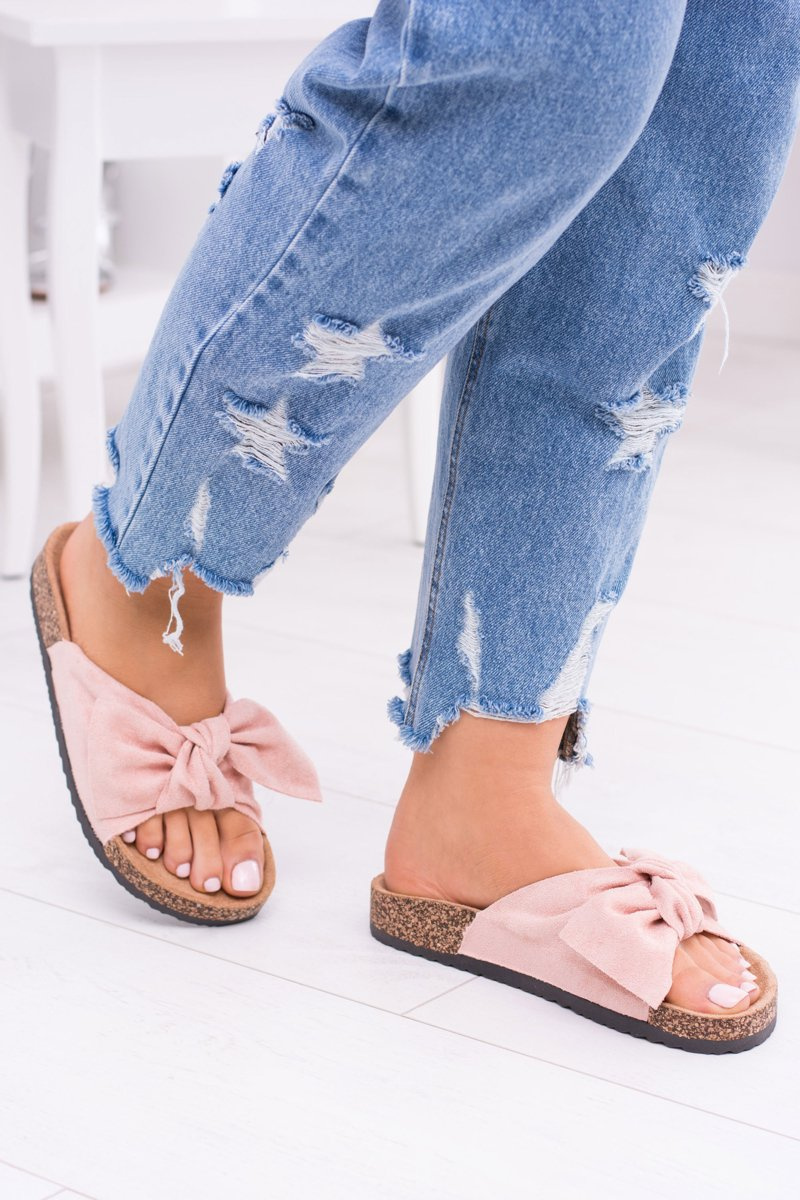 Women's Pink Cork Flip Flops Dominica Cheap and fashionable shoes at