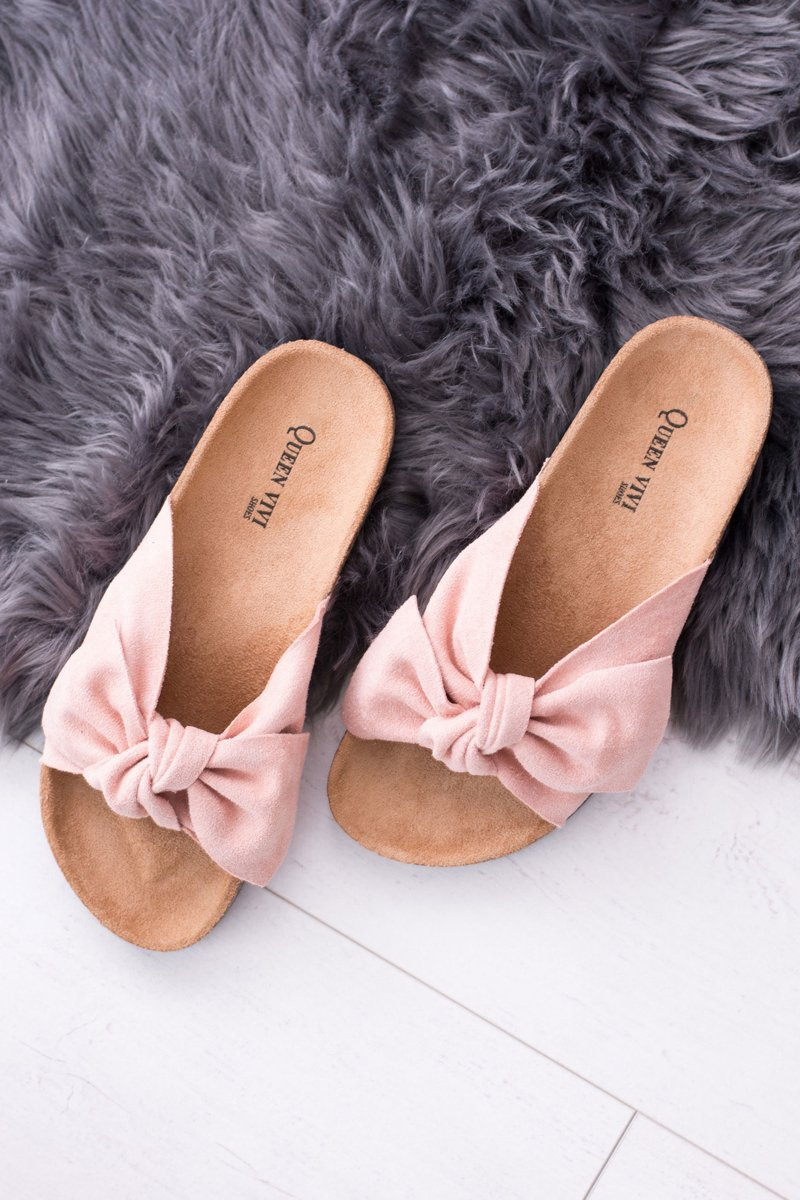 Women's Pink Cork Flip Flops Dominica Cheap and fashionable shoes at