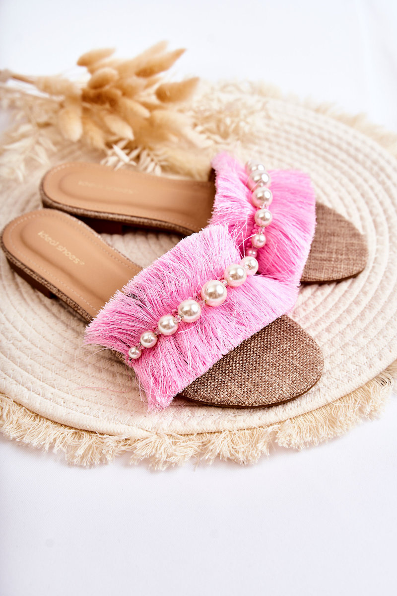 Women's Slippers With Decorative Strap Pink Ramisa Cheap and