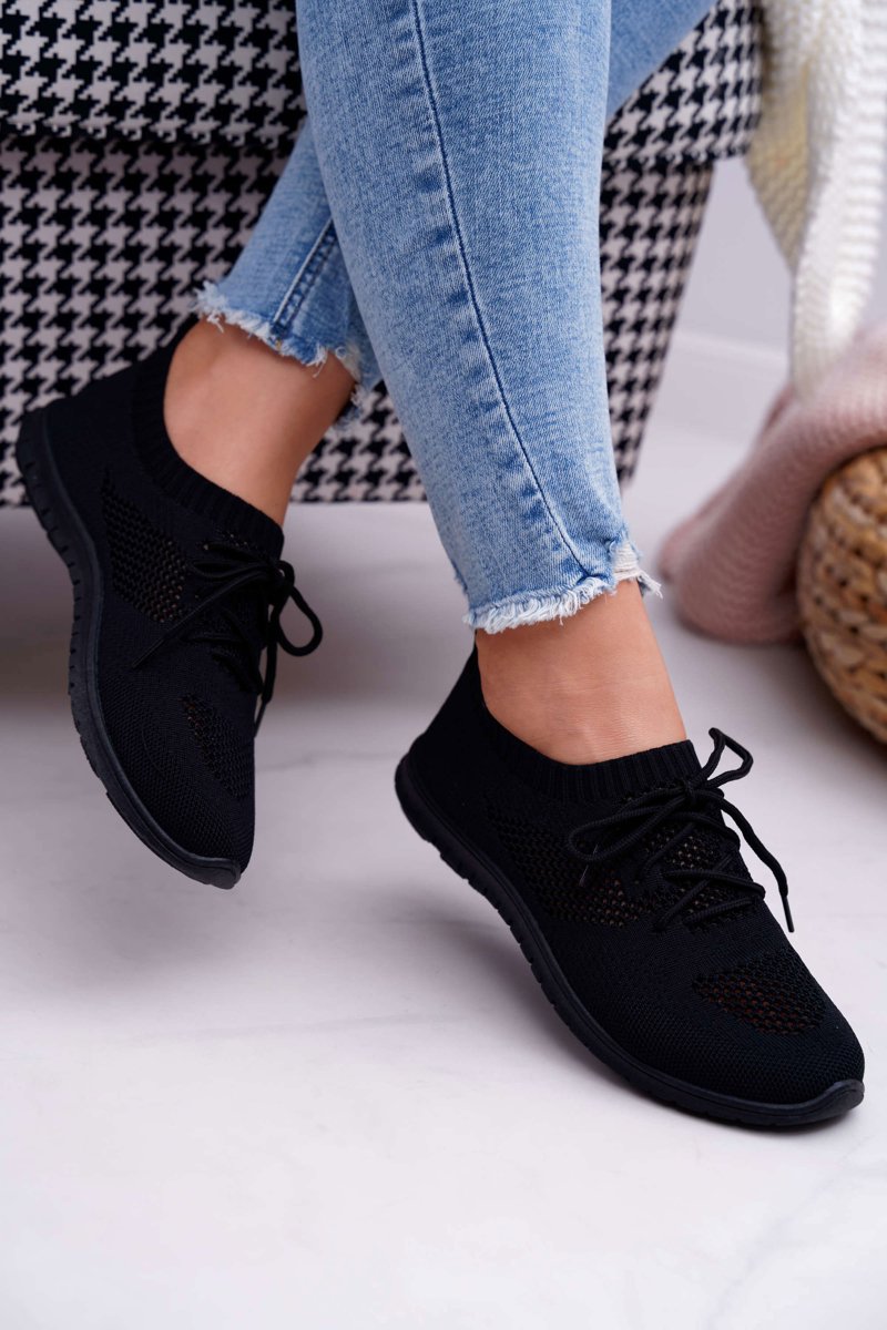 Women’s Sport Shoes Elastic Black Jenny Cheap and