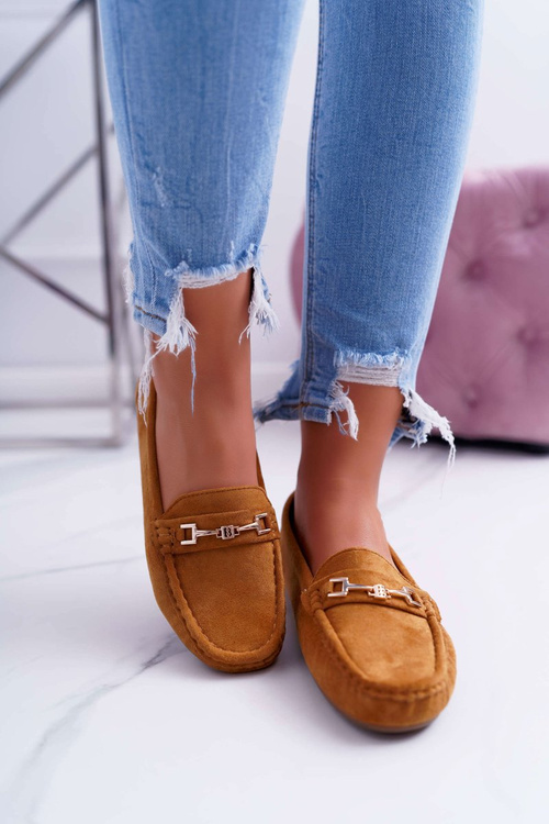 Women’s Loafers Eco-suede Camel Think | Cheap and fashionable shoes at ...