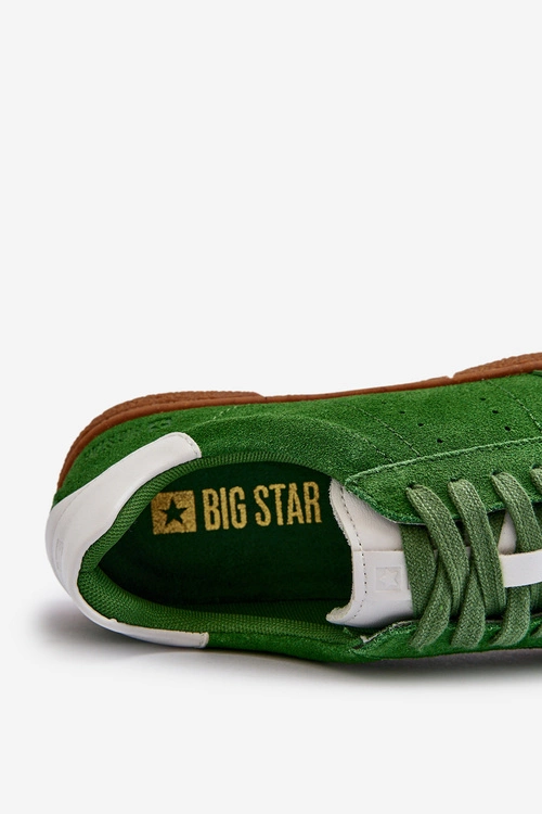 Trampki Męskie Zamszowe Big Star NN174188 Zielone