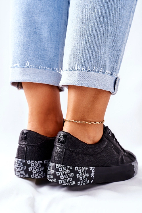 Damskie Trampki Na Platformie BIG STAR II274183 Czarne