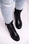 Botki Damskie Workery Czarne Perfecto