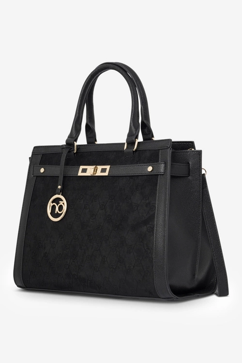 Duża Klasyczna Torebka Nobo R1710-C020 Czarna