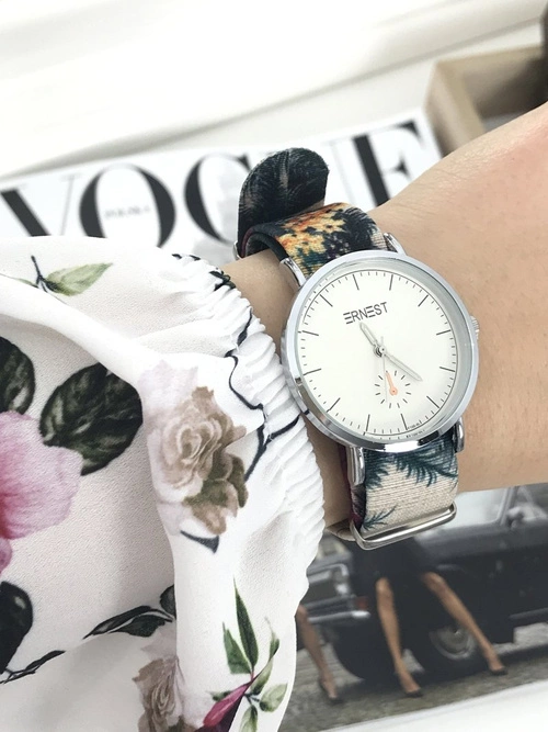 Damski Zegarek Ernest Flores Kolorowy