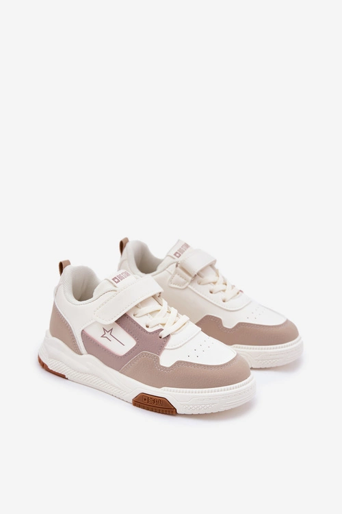 Lekkie Sneakersy Dziecięce Big Star RR374055 Beżowe