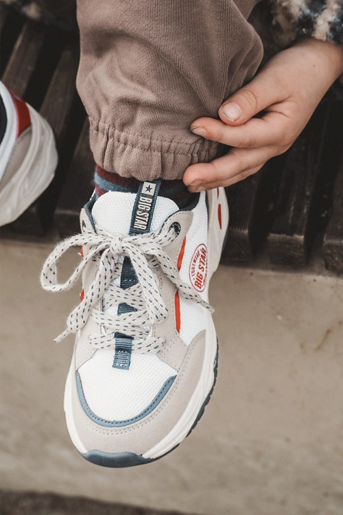 Dziecięce Buty Sportowe Memory Foam System Big Star JJ374269 Białe