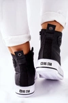 Wysokie Trampki Na Platformie Big Star II274012 Czarne