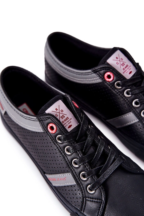 Męskie Trampki Cross Jeans II1R4004C Czarne