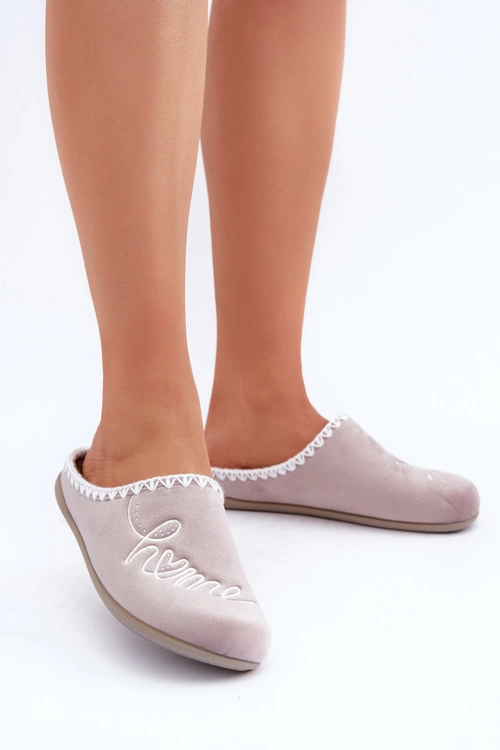 Obuwie Domowe Kapcie Damskie Inblu GF000026 Beżowe