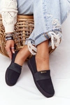 Espadryle Na Plecionej Podeszwie Big Star HH274482 Czarne