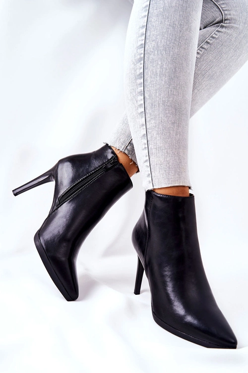 Botki Damskie Na Szpilce Sergio Leone BT501