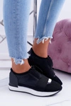 Lu Boo Damskie Czarne Sportowe Buty Madoni