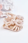 Dziecięce Sandałki Na Rzep Pachnące ZAXY JJ385031 Beżowe