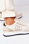 Damskie Sportowe Buty Sneakersy Beżowe Under Control