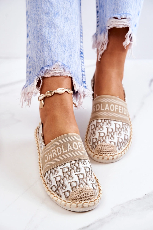 Klasyczne Espadryle Beżowe Warm Time