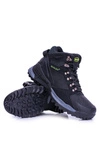 Czarne Obuwie Trekkingowe Męskie Ocieplone Polarem Padava