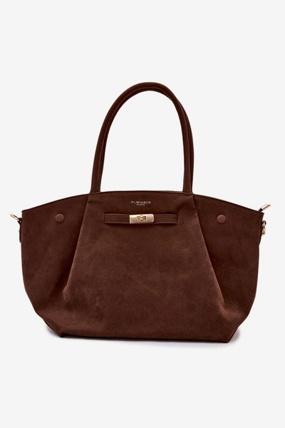 Flora&Co Torebka Typu Shopper  Czekoladowe Nellia