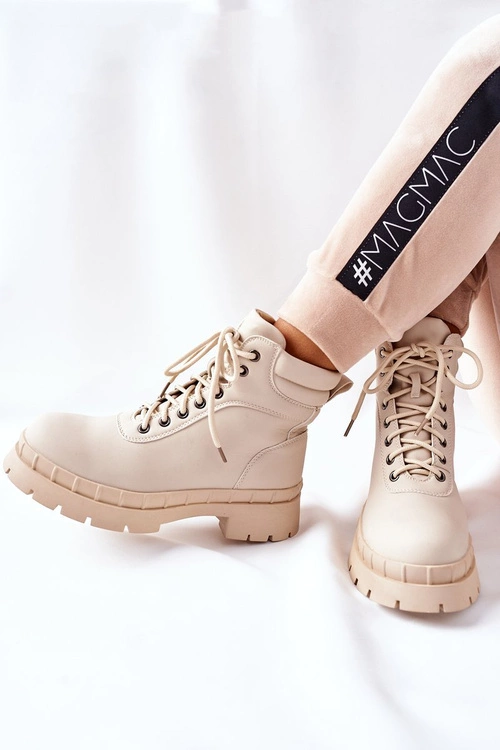 Damskie Trapery Beżowe Mustgrow