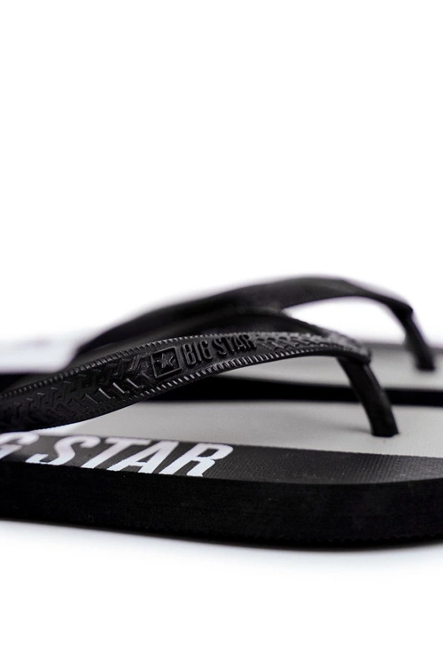 Klapki Męskie Japonki Big Star Czarne FF274A453