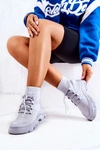 Buty Sportowe Skarpetkowe Szare Kimberly