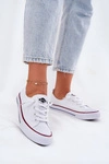 Materiałowe Trampki Damskie Lee Cooper LCW-25-02-3296L Białe