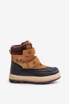 Ocieplane Śniegowce Chłopięce Lee Cooper LCJ-23-01-2059 Camel