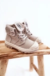 Wysokie Dziecięce Trampki Wiązane Szare Tobby