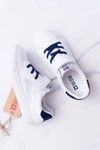 Dziecięce Trampki Na Rzep Big Star DD374107 Biało-Granatowe