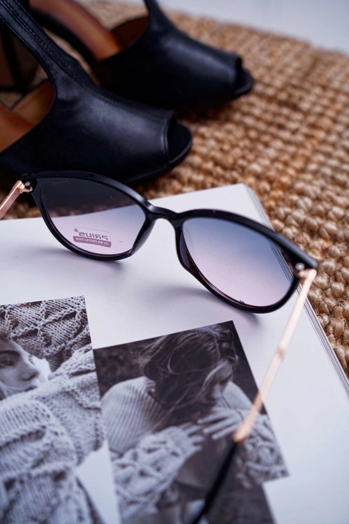 Okulary Przeciwsłoneczne Prius PR-V33 Czarne Transparentne