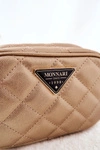 Mała Kosmetyczka Pikowana Monnari CSM0050-023 Złota