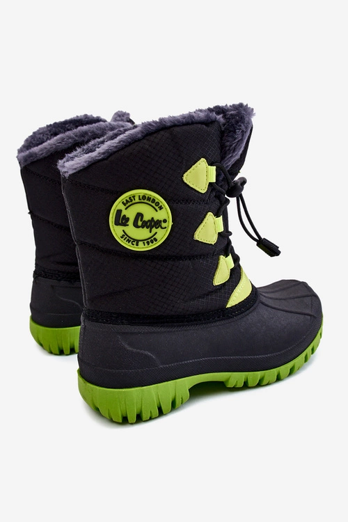 Dziecięce Ocieplane Śniegowce Lee Cooper LCJ-21-44-0519 Czarne