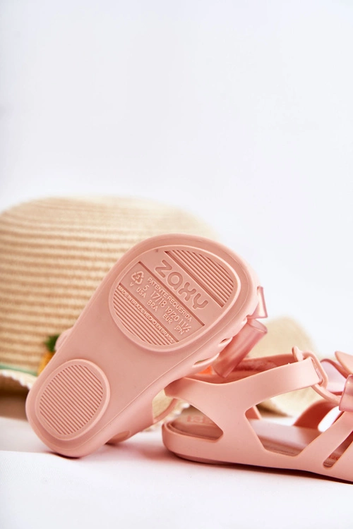 Dziecięce Sandałki Na Rzep Pachnące ZAXY JJ385036 Nude